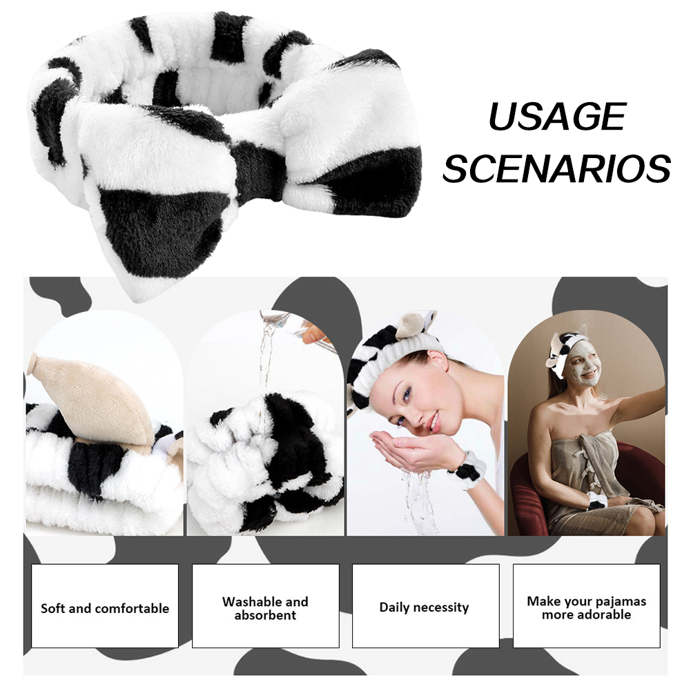 4 pçs 3d vaca bandana super bo - Skincare Routine avaliação e preço